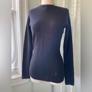 Smartwool layering crewneck sweater black S